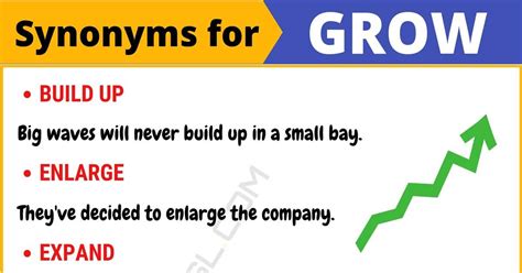 grow synonyms in english|plant growth synonyms.